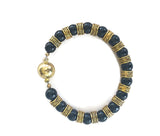 Black Stone Bracelet for Men