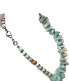 Blue Amazonite Gemstone Necklace, Amazonite Jewelry