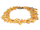 Yellow Pearl Long Necklace