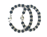 Black Stone Bracelet for Him Her