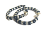 Black Stone Bracelet for Him Her