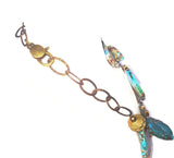 Clustered Turquoise Blue Jasper Necklace