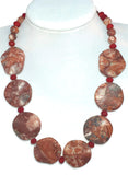 Pink Jasper Statement Necklace