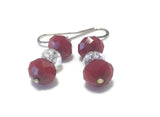 DeepRedEarringsBridalWeddingJewelry