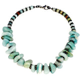Blue Amazonite Gemstone Necklace, Amazonite Jewelry