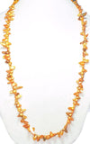 Yellow Pearl Long Necklace