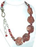 Pink Jasper Statement Necklace